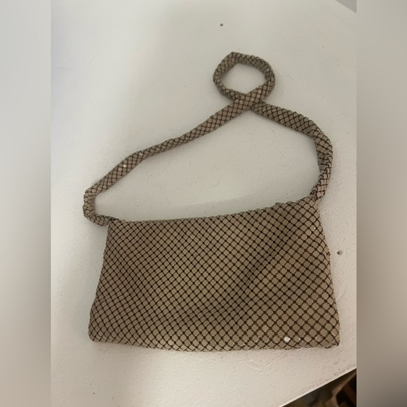 Vintage Jeanne Lottie Tan Mesh Purse - Picture 3 of 8